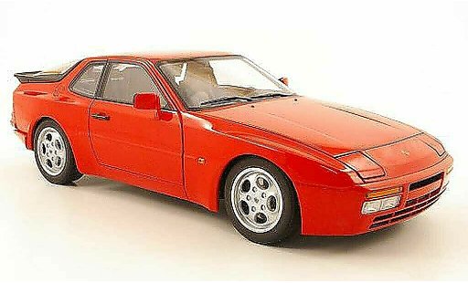 Porsche 944 1985 1/18 Autoart turbo rood modelauto