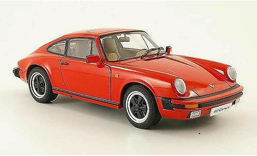 Porsche 911 3.2 1/18 Autoart carrera rood 1988 modelauto