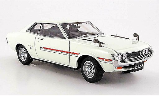 Toyota Celica 1600 GT 1/18 Autoart (ta 22) wit 1970 modelauto