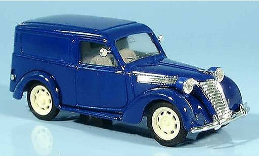 Fiat 1100 Furgone 1/43 Brumm E blauw Bestelwagen modelauto