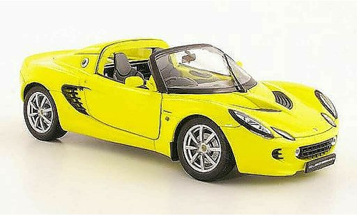Lotus Elise 111S 1/18 Welly geel RHD 2002 modelauto