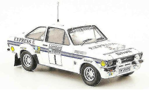 Ford Escort Berlina 1/43 Trofeu Express 4thR.A.C. Roger Clark Stuart P 1977 modelauto
