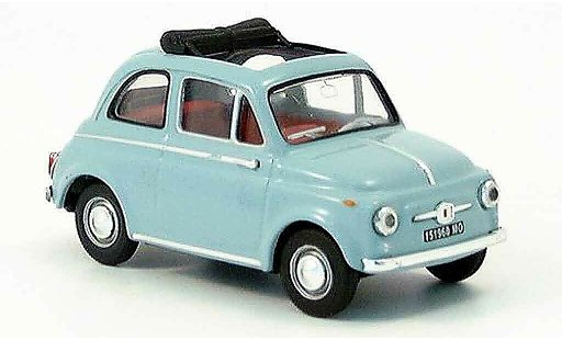 Fiat 500 D 1/43 Vitesse blauw modelauto