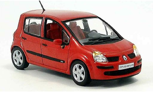 Renault Modus Base 1/43 Norev rood 2004 modelauto