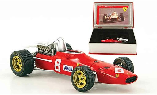 Ferrari 312 F1 1/43 IXO no.8 c.amon gp Duitsland 1967 modelauto