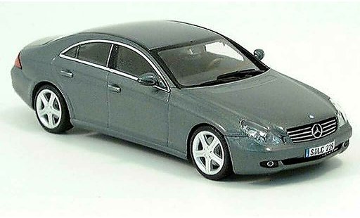 Mercedes Classe CLS Base 1/43 Minichamps grijsgroen 2004 modelauto