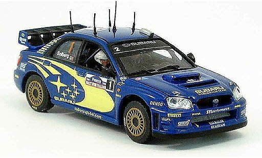 Subaru Impreza Base 1/43 Vitesse winnaar new zealand solberg 2004 modelauto