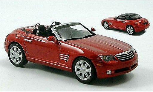 Chrysler Crossfire Roadster 1/43 Norev rood modelauto