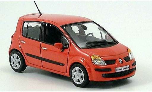 Renault Modus Base 1/43 Norev rood oranje 2004 modelauto