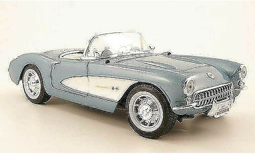 Chevrolet Corvette Convertible 1/18 Yat Ming C1 blauw 1957 modelauto