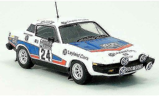 Triumph TR7 1976 1/43 Trofeu RAC No. 24 Culcheth Syer modelauto