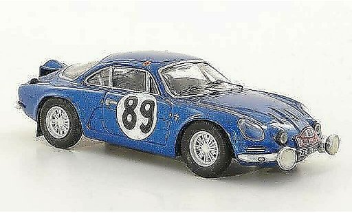 Alpine A110 1600 s 1/43 Trofeu No.89 Vinatier / Jacob Rally Monte Carlo 1968 modelauto