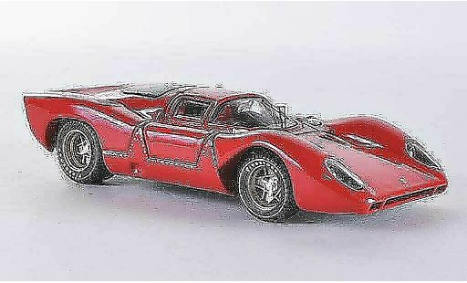 Ferrari 312 P 1/43 Best Coupe rood 1969 modelauto