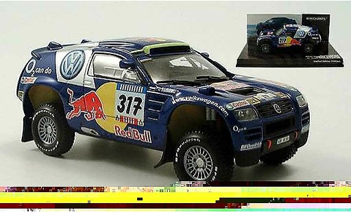 Volkswagen Touareg Dakar 1/43 Minichamps rallye gordon zitzewitz 2005 modelauto