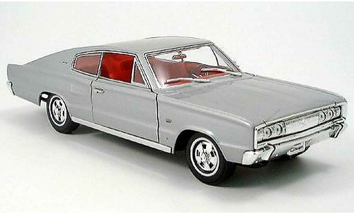 Dodge Charger 1966 1/18 Yat Ming grijs modelauto
