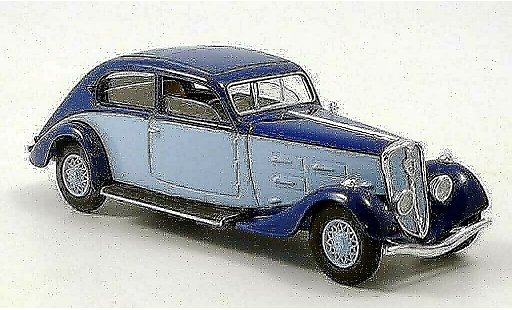 Peugeot 601 Base 1/43 Solido blauw/blauw 1934 modelauto