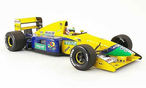 Benetton B191B course 1/18 Minichamps 1992 benetton b 191 b m. brundle modelauto