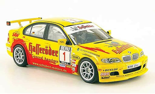 Bmw 320 course 1/43 Minichamps E46 i Hasseroder winnaar DMSB Claudia Hurtgen 2004 modelauto