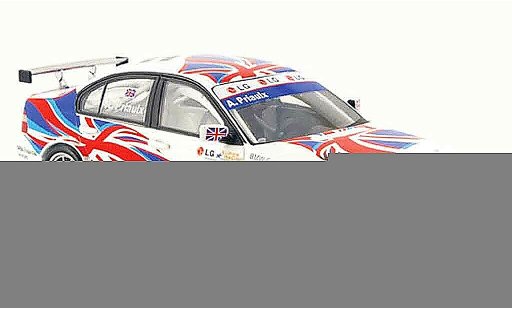 Bmw 320 etcc 1/43 Minichamps E46 i winnaar Priaulx 2004 modelauto