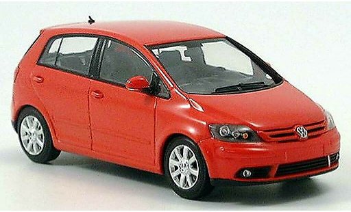 Volkswagen Golf Base 1/43 Minichamps Plus rood 2004 modelauto