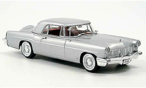 Lincoln Continental 1956 1/43 Minichamps MK II grijs modelauto