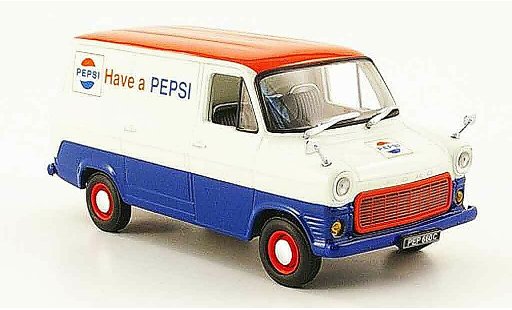 Ford Transit Kastenwagen 1/43 Minichamps Bestelwagen Pepsi Cola 1971 modelauto