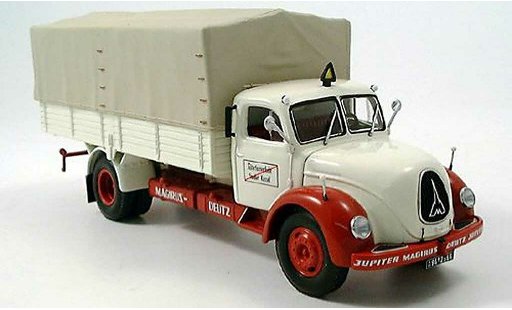 Magirus S 7500 Jupiter 1/43 Minichamps laadbak beige/rood modelauto