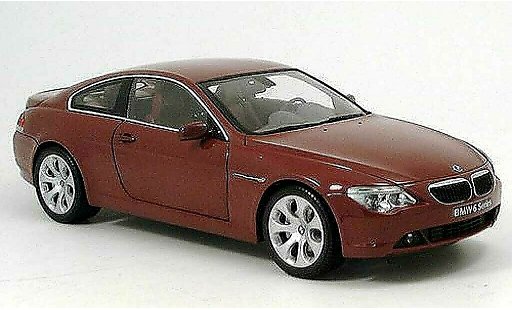 Bmw 645 Cabriolet 1/18 Kyosho E63 CI Coupe rood modelauto