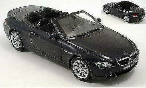Bmw 645 Cabriolet 1/18 Kyosho E64 ci blauw fonc modelauto