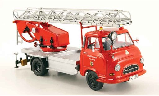 Hanomag Garant Pompiers 1/43 Schuco pompier Drehleiter modelauto
