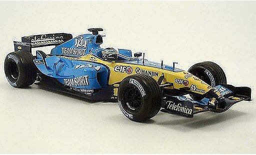 Renault F1 2005 1/18 Hot Wheels g. fisica modelauto