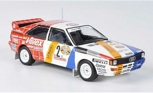 Audi Quattro rallye 1/43 Minichamps No.2 Lobro/Votex Demuth/Lux Hunsuck Rally 1984 modelauto