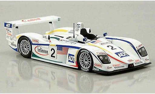 Audi R8 LMP course 1/43 Minichamps 2004 LeMans Letho Werner Pirro modelauto