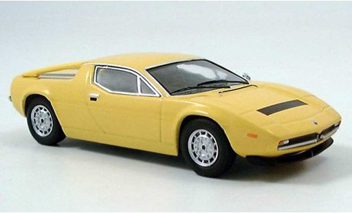 Maserati Merak SS 1/43 IXO SS geel modelauto
