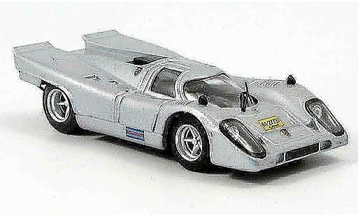 Porsche 917 1975 1/43 Brumm Stra?enversion grijs metallic modelauto