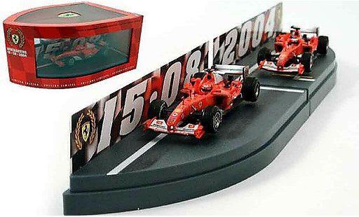 Ferrari F1 F2004 1/43 Hot Wheels Elite konstrukteursweltmeisterschaft 2004 modelauto