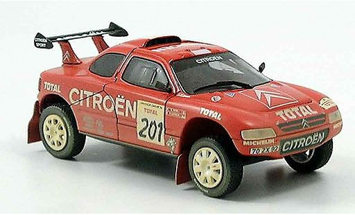 Citroen ZX rallye raid 1/43 Norev dakar avec schmutzeffekt 1996 modelauto