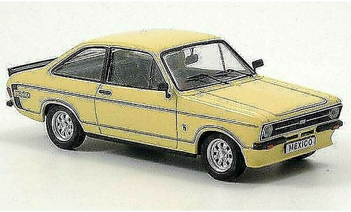 Ford Escort Mexico 1/43 Trofeu geel modelauto