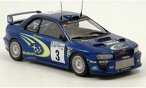Subaru Impreza WRC 1/43 Trofeu Bruns/Reid winnaar Zilverinien 2000 modelauto