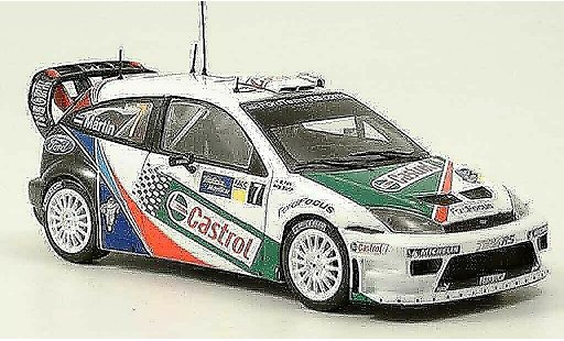 Ford Focus RS WRC 1/43 Minichamps winnaar Catalunya Maertin Park 2004 modelauto