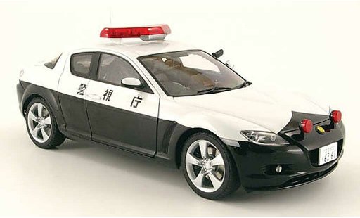 Mazda RX8 Base 1/18 Autoart japanische politie modelauto