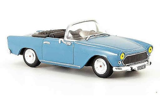 Simca Oceane Cabriolet 1/43 Norev cabrio blauw 1956 modelauto