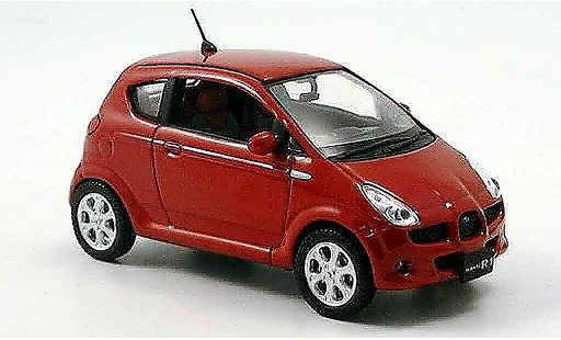 Subaru R1 Base 1/43 Norev rood 2006 modelauto