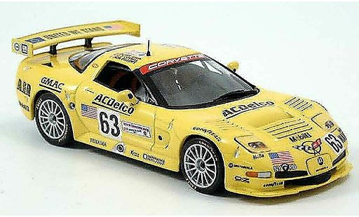 Chevrolet Corvette course 1/43 IXO C5 R No.63 24h Le Mans 2002 modelauto