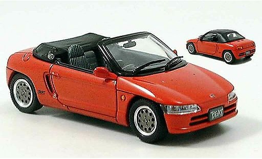 Honda Beat Base 1/43 Ebbro rood 1991 modelauto