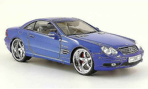 Mercedes Classe SL AMG 1/18 Maisto 55 playerz tuningcar blauw modelauto