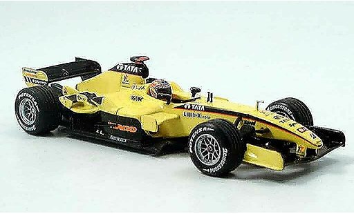 Toyota F1 Jordan 1/43 Minichamps ej 15 d.monteiro dritter platz g.p. usa 2005 modelauto