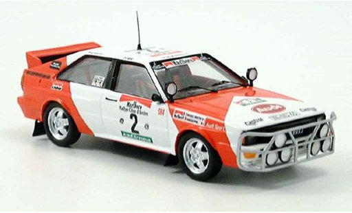 Audi Quattro rallye 1/43 Trofeu Rally Cote D?Ivoire No.2 Mouton Pons modelauto