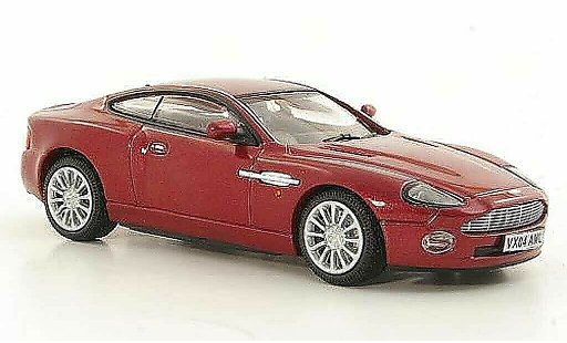 Aston Martin Vanquish coupe 1/43 Vitesse rood RHD modelauto