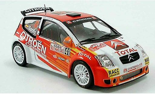 Citroen C2 S1600 1/43 IXO no.41 rallye monte carlo 2005 modelauto